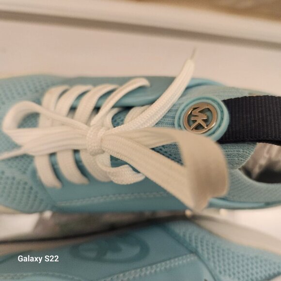 Michael Kors Women's Dash Knit Trainer Sneakers - Mystic Blue 5.5. NIB - Picture 6 of 12